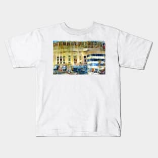 Yankee Stadium, Bronx, New York Art Watercolor Print Kids T-Shirt